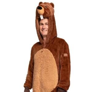 Tipsy Elves Unisex  S Beaver Costume NWT MSRP $80 #12